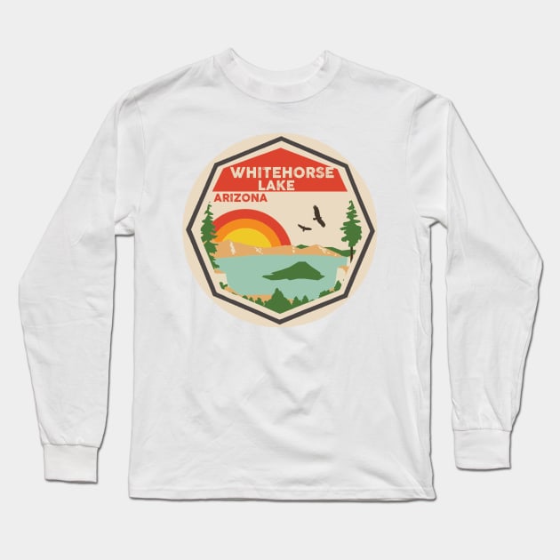 Whitehorse Lake Arizona Long Sleeve T-Shirt by POD4